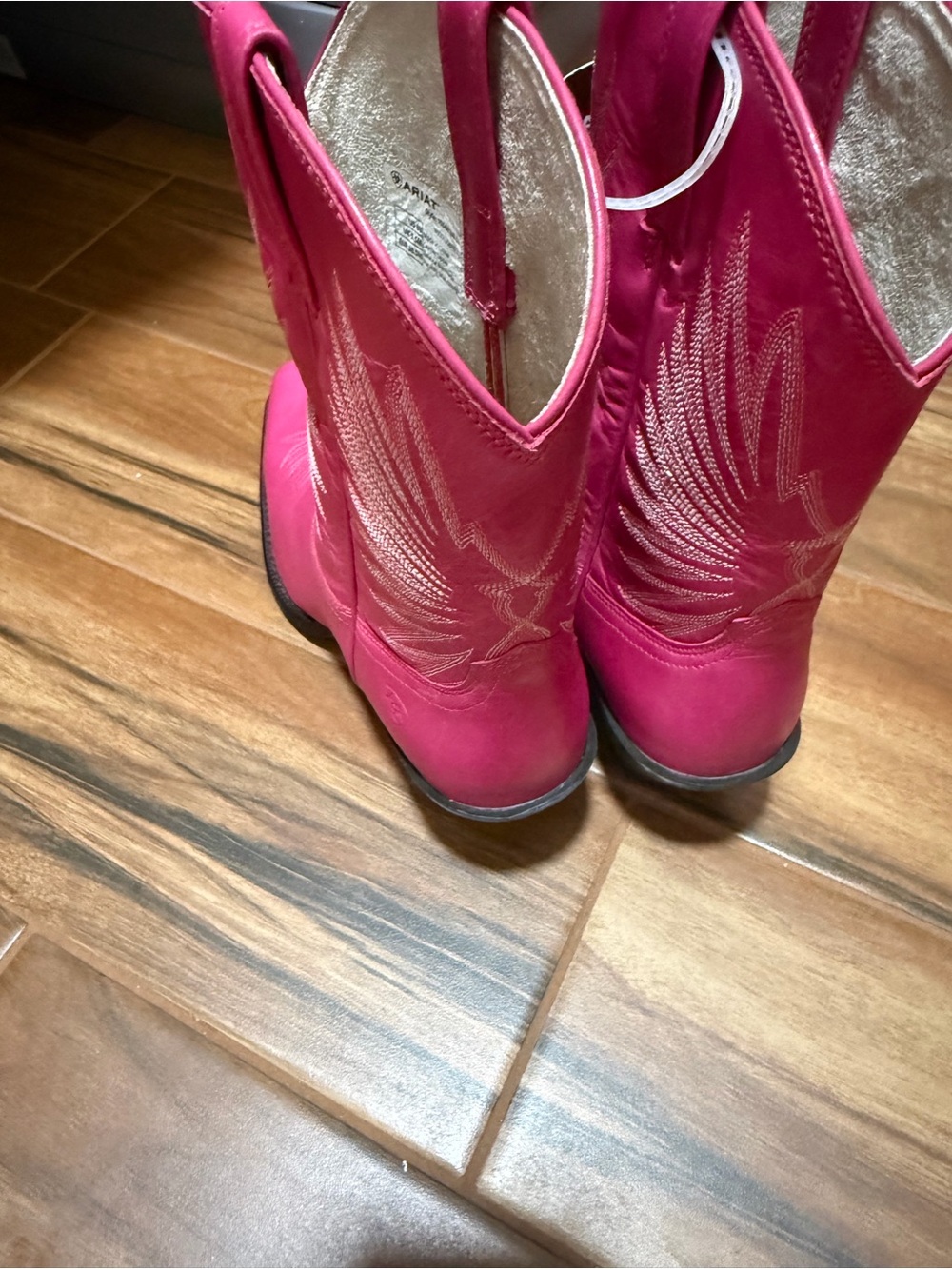 Ariat Hot Pink Western Heeled Cowboy Boots - Picture 5 of 5